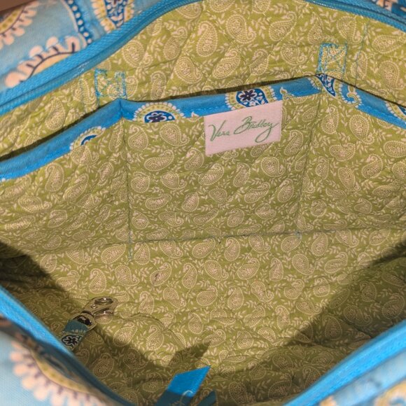 Small Vera Bradly Duffel Bag - blue - Picture 4 of 6